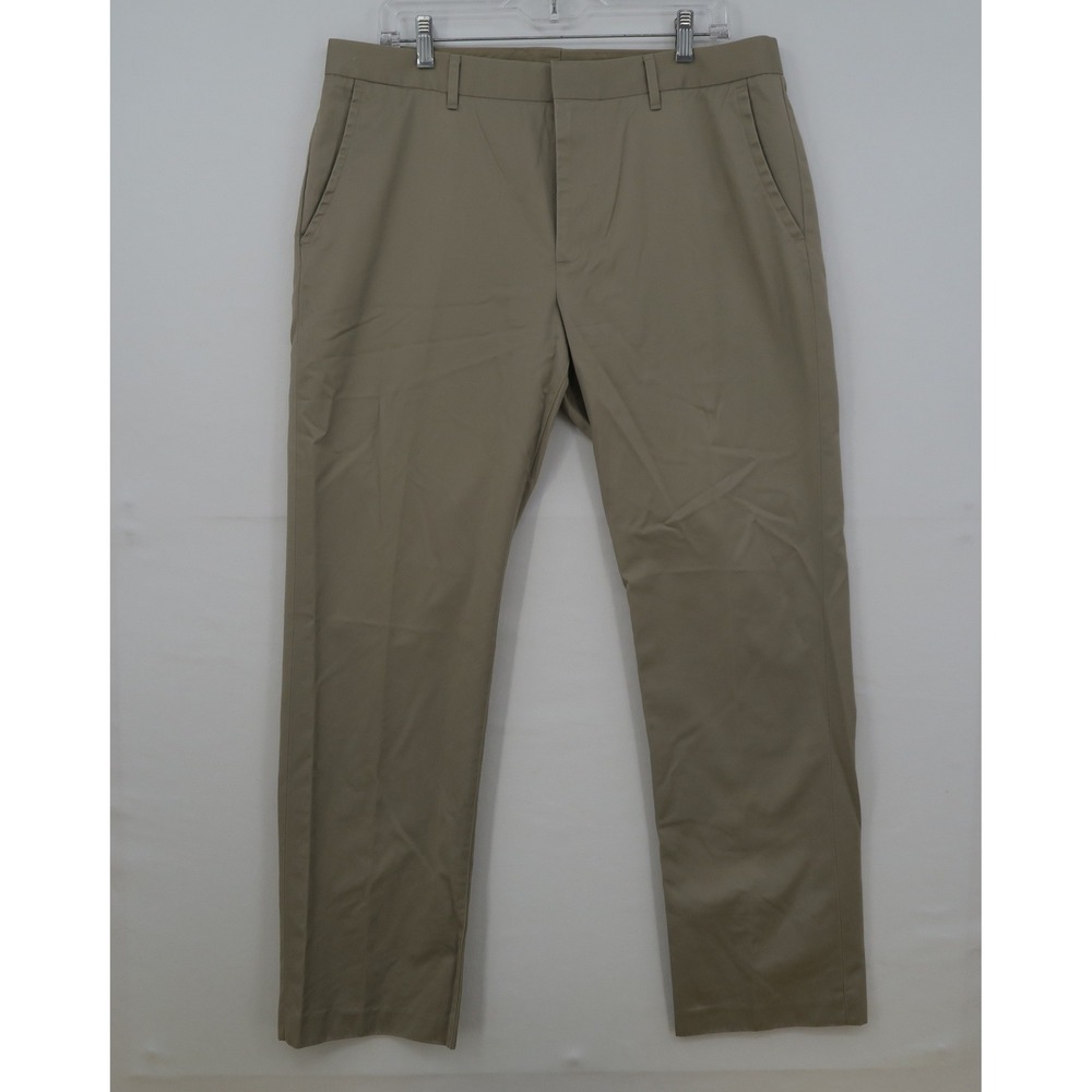 Bonobos Mens Wednesday Weekday Warrior Straight Fit Khaki Chino Pants 35x30 Tan